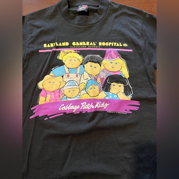 Vintage Cabbage Patch Kids 1992 Single Stitch T Shirt Fruit of Loom Best Sz S - Picture 2 of 6